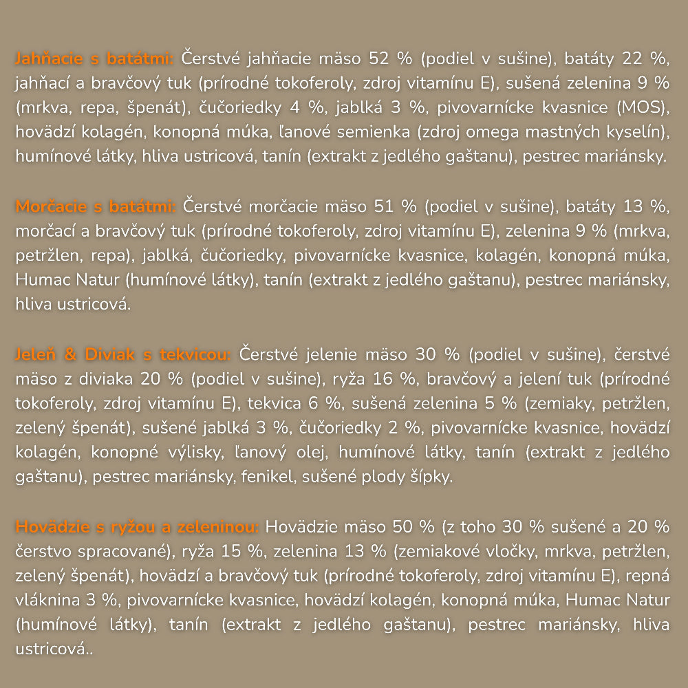 Degustačný balíček - 4 × 200 g