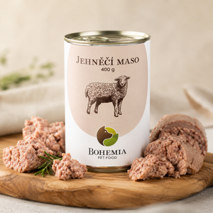 Jahňacie mäso vo vlastnej šťave 400g