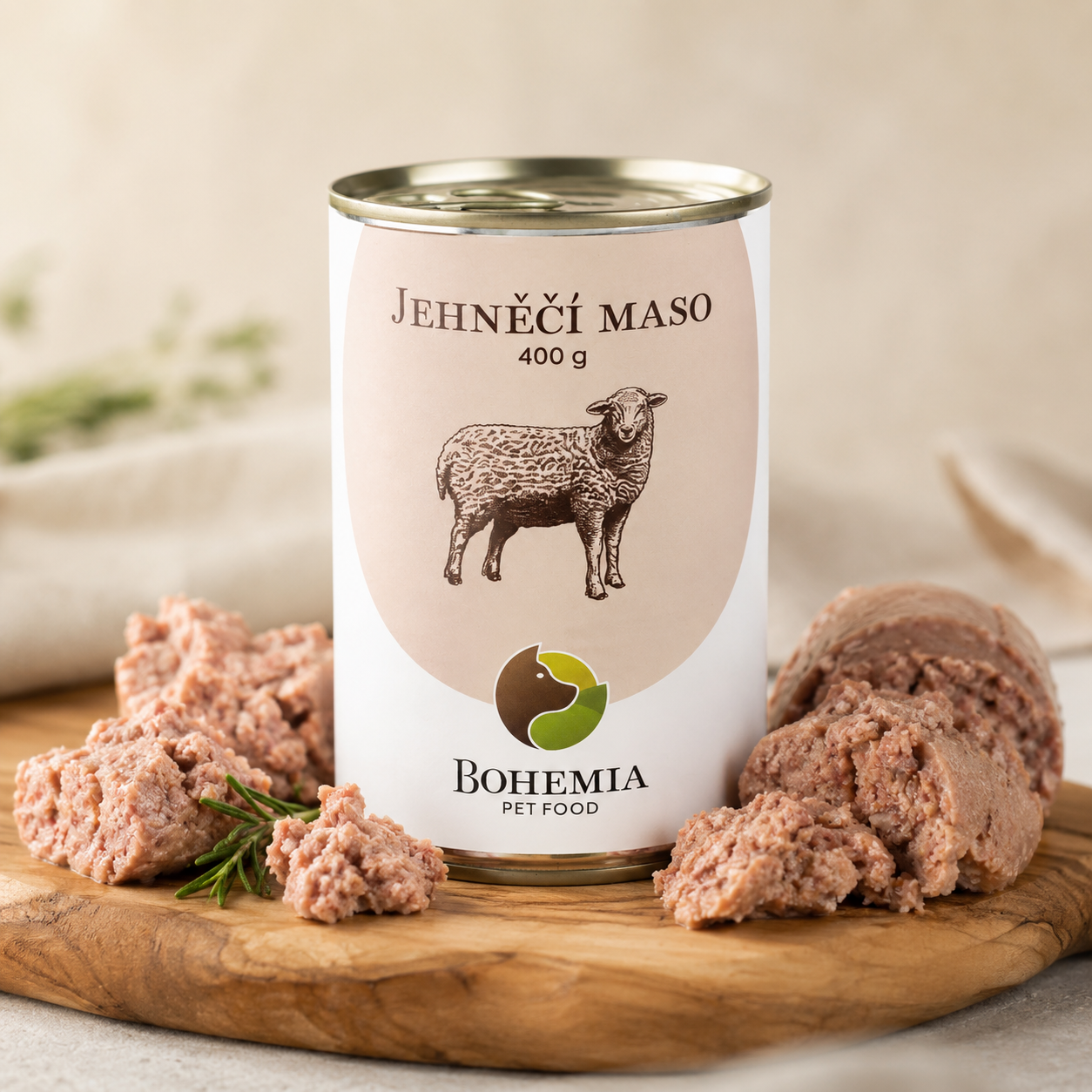 Jahňacie mäso vo vlastnej šťave 400g