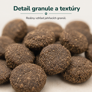 Hypoalergénne granule Jahňacie s batátmi