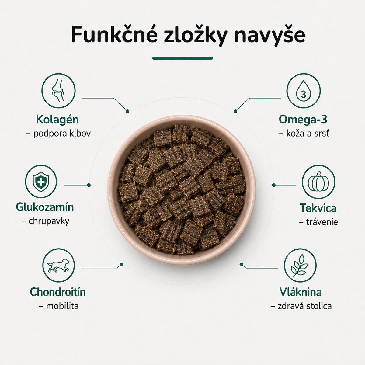 Granule lisované za studena Jeleň a diviak s tekvicou