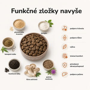 Hypoalergénne granule Morčacie s batátmi