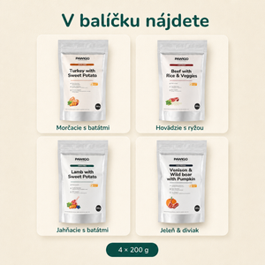 Degustačný balíček - 4 × 200 g