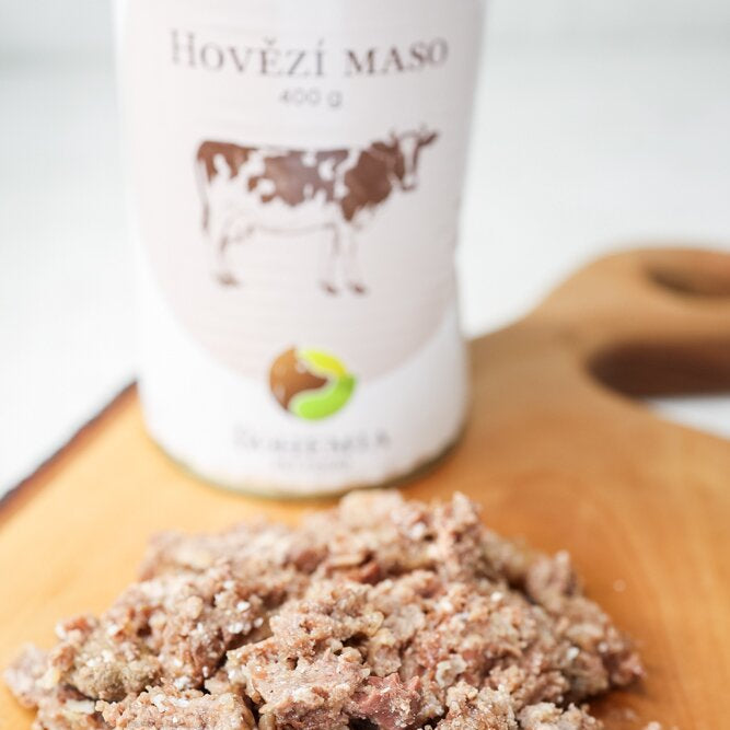 Hovädzie Angus vo vlastnej šťave 400g