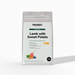 Hypoalergénne granule Jahňacie s batátmi