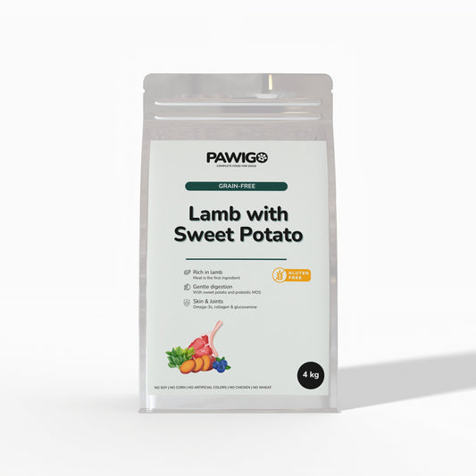 Hypoalergénne granule Jahňacie s batátmi