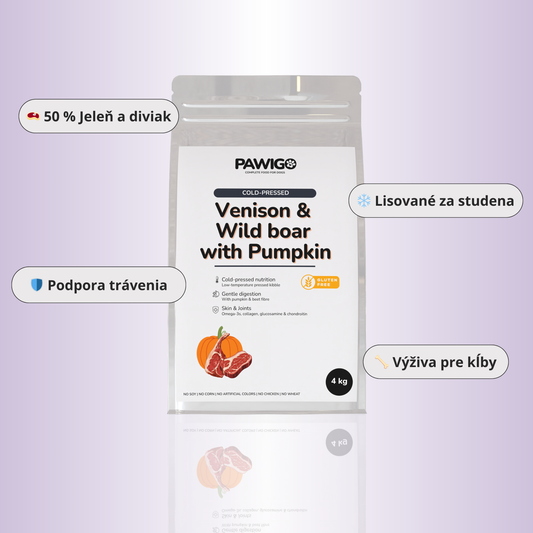 Granule lisované za studena Jeleň a diviak s tekvicou