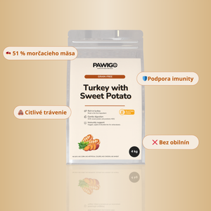 Hypoalergénne granule Morčacie s batátmi