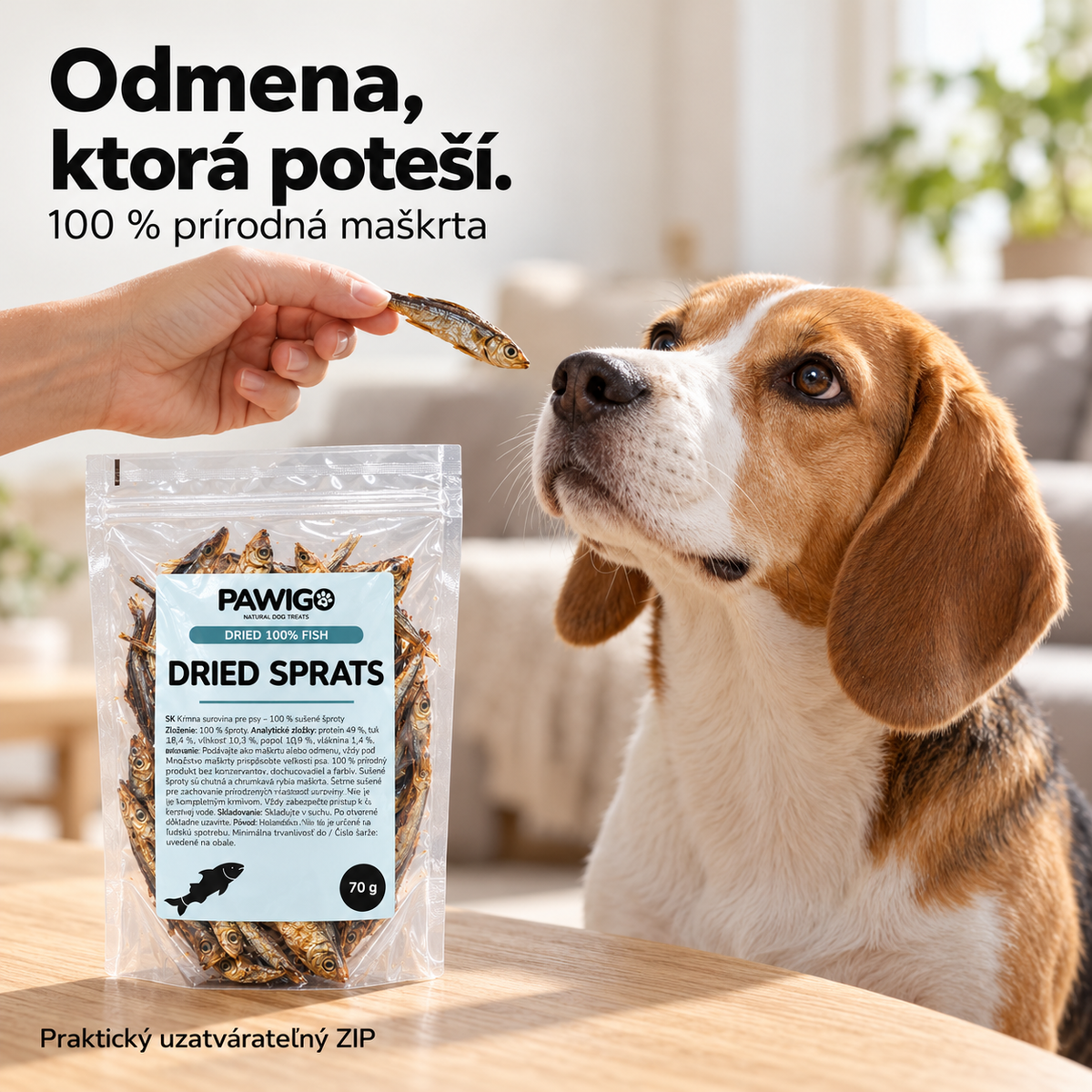 Sušené šproty 70 g