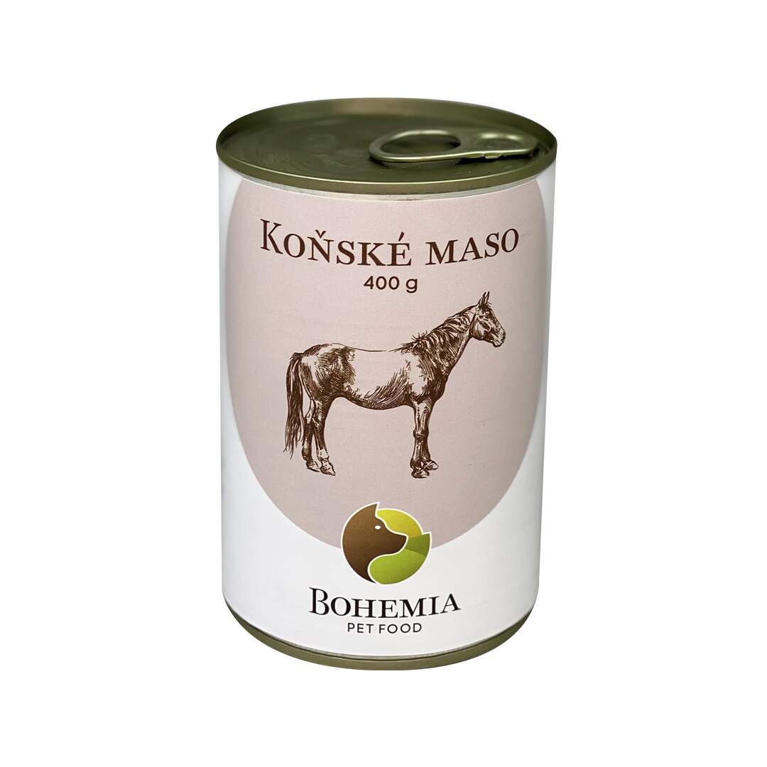 Konské mäso vo vlastnej šťave 400g (diéta)